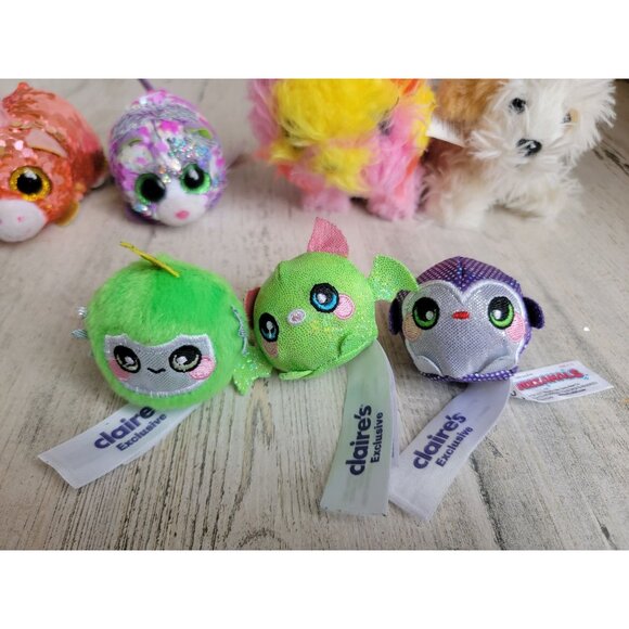 Plush mini dog cat bat unicorn stuffed animal accessory set penguin - Picture 2 of 5